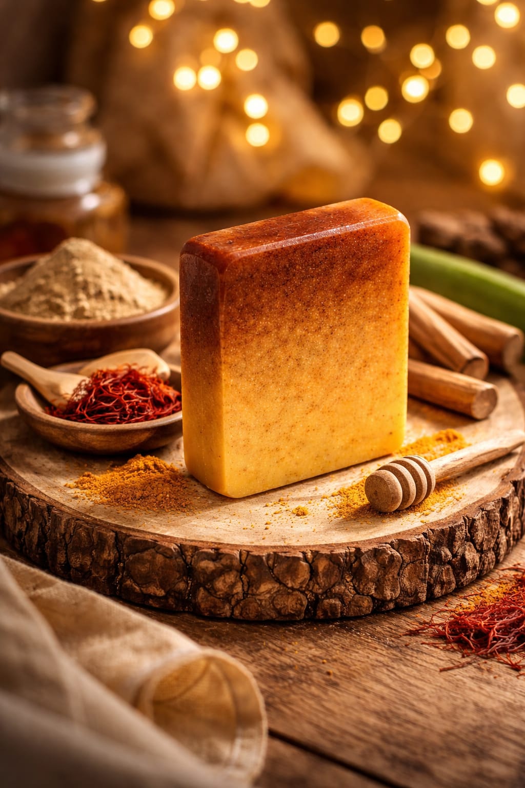 HealEvar Sandalwood Saffron Multani Mitti Soap – Magical Scrub | Pack of 3 | Skin Brightening & Tan Removal